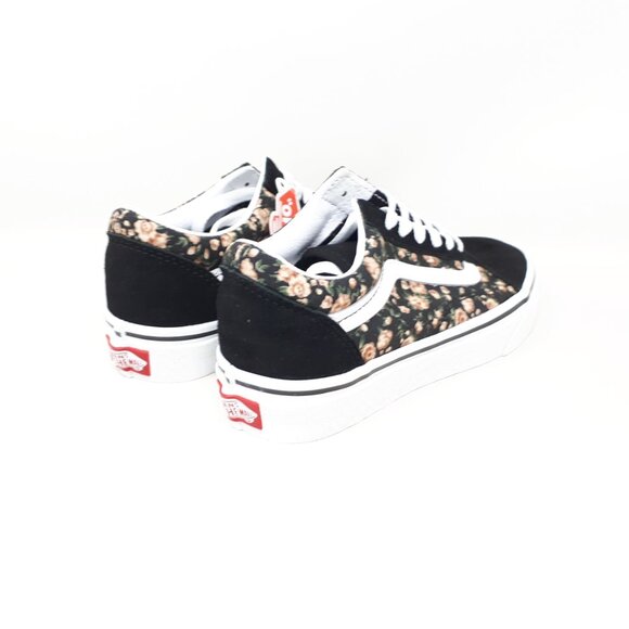 Vans Old Skool Rose Dreams Black White Skate Authentic Shoe Sneaker Womens 6 US - Picture 5 of 12